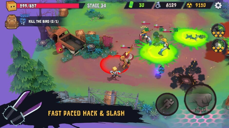 Скриншот 3 из Box Head: Zombies Must Die!