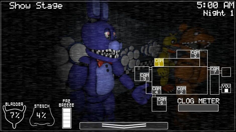Скриншот 2 из Five Nights on the Toilet