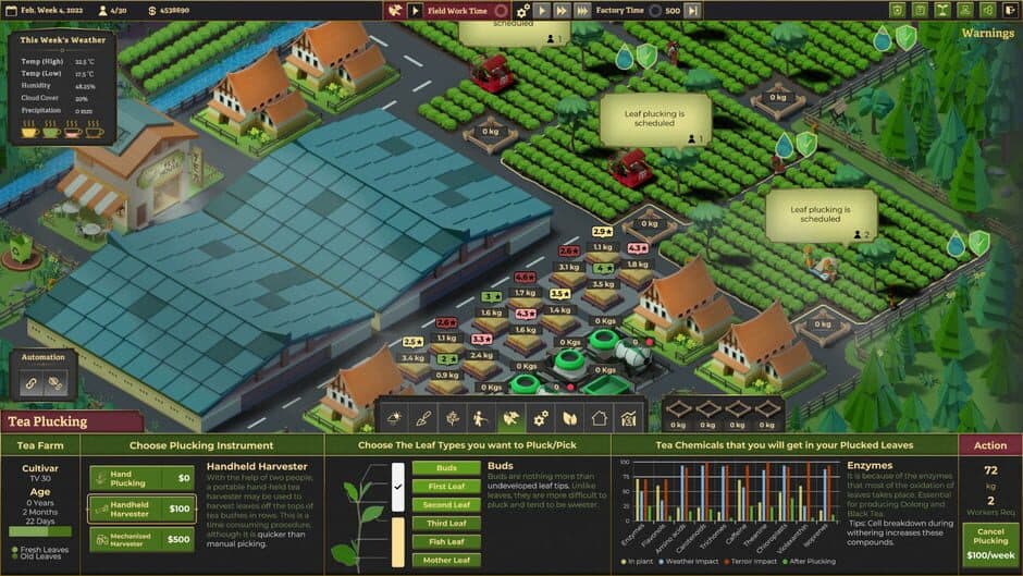 Скриншот 2 из Tea Garden Simulator