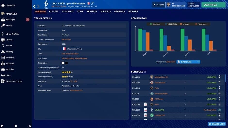 Скриншот 4 из Pro Basketball Manager 2024