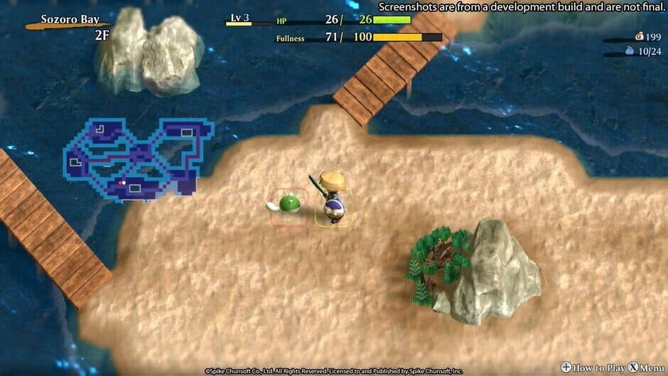 Скриншот 3 из Shiren the Wanderer: The Mystery Dungeon of Serpentcoil Island