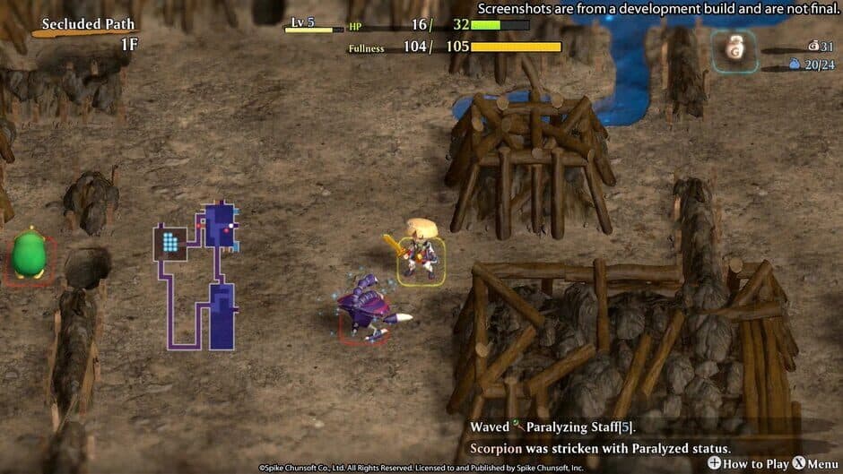 Скриншот 4 из Shiren the Wanderer: The Mystery Dungeon of Serpentcoil Island