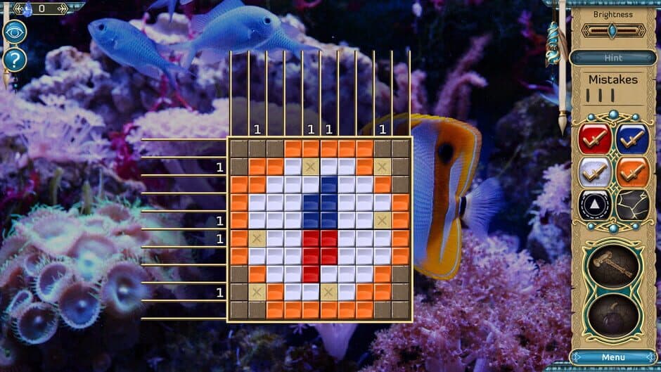 Скриншот 4 из Daydream Mosaics 4: Shades of Blue