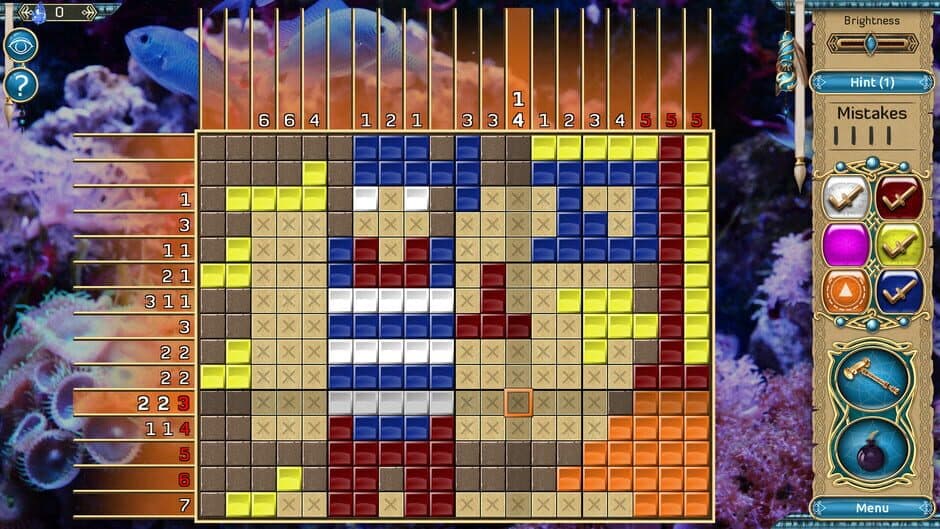 Скриншот 6 из Daydream Mosaics 4: Shades of Blue