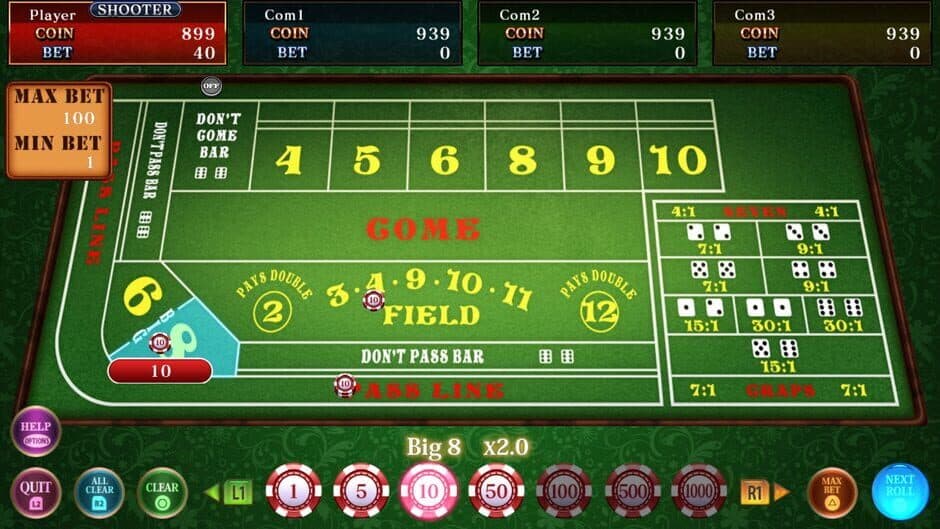 Скриншот 7 из The Casino Collection: Ruleta, Vídeo Póker, Tragaperras, Craps, Baccarat, Five-Card Draw Poker, Texas hold 'em, Blackjack and Page One