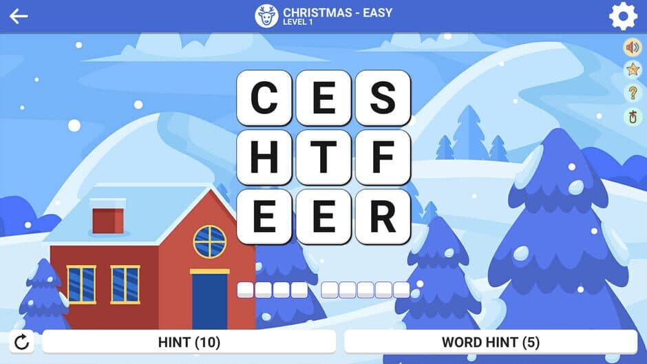 Скриншот 1 из Square Word: Hello Winter!