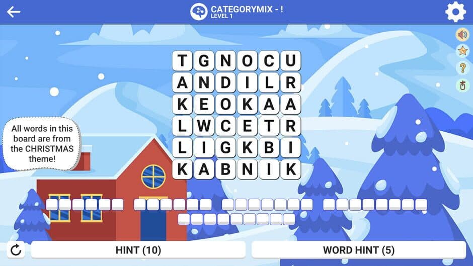 Скриншот 5 из Square Word: Hello Winter!