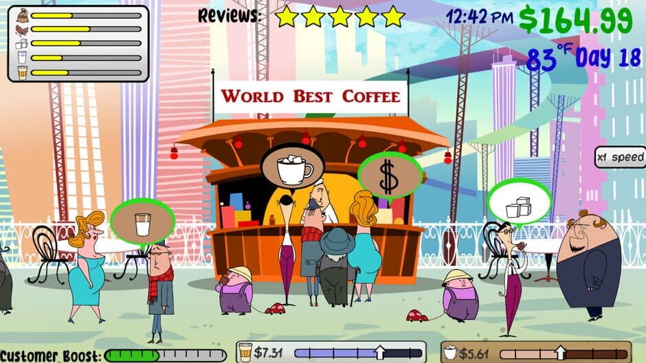 Скриншот 3 из Sasha's Stupid Coffee Shop
