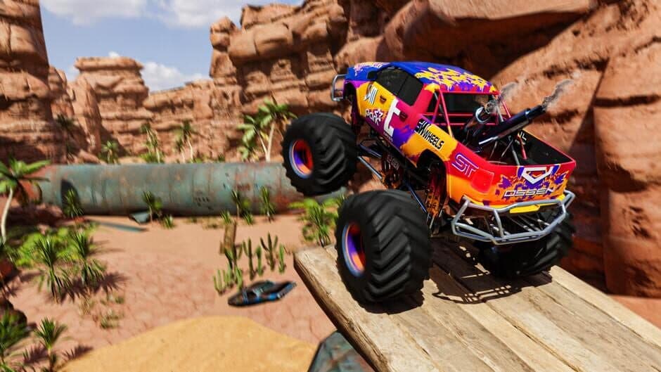 Скриншот 2 из Truckzilla: Monster Truck Mega Ramp Mania