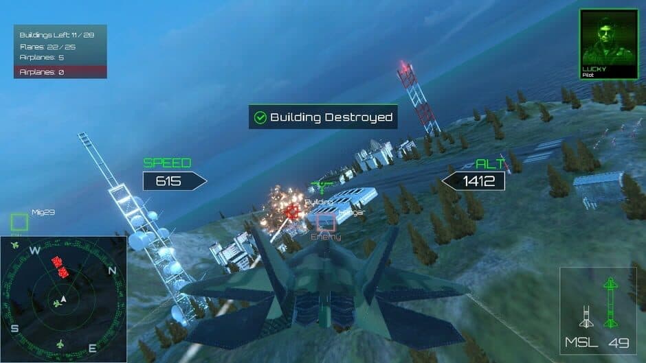Скриншот 3 из AirJet Fighter Sky Dominators: Aerial Assault
