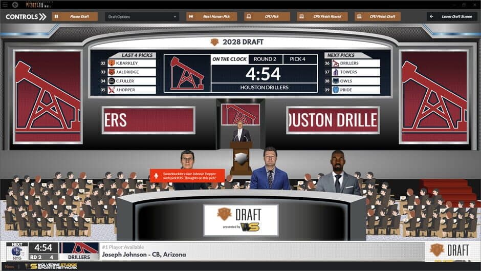 Скриншот 4 из Draft Day Sports: Pro Football 2024