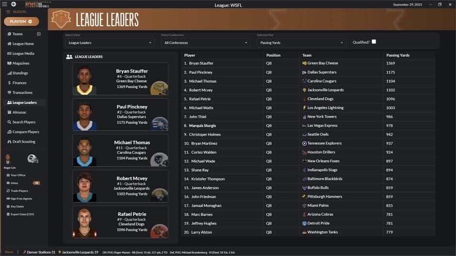 Скриншот 6 из Draft Day Sports: Pro Football 2024