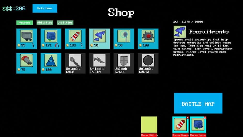 Скриншот 2 из Asteroids ++