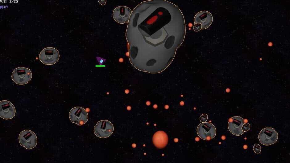 Скриншот 4 из Asteroids ++