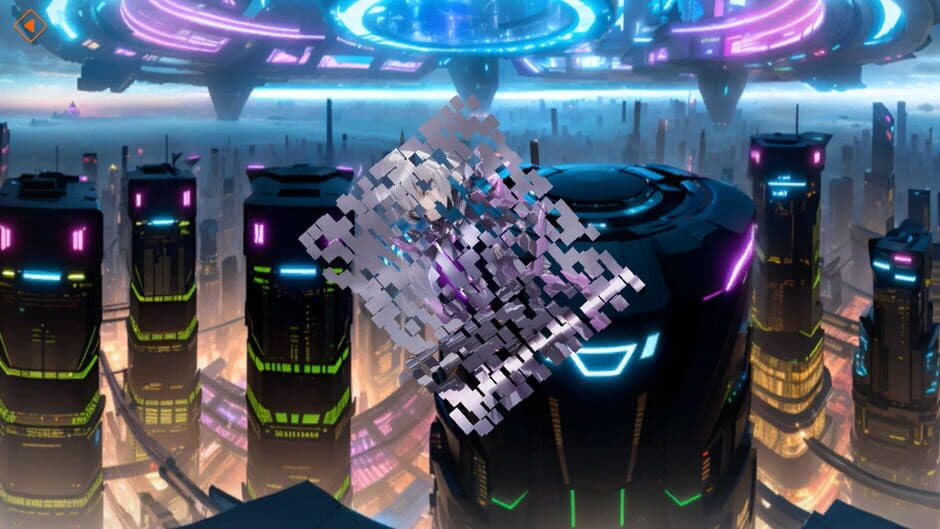 Скриншот 2 из Anime Poly Puzzle: Sci-Fi Maidens