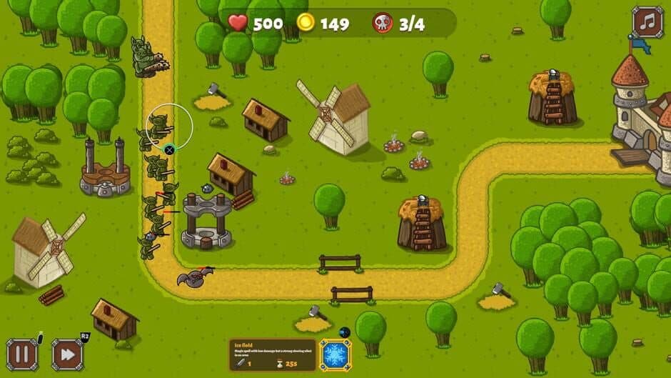 Скриншот 3 из Fantasy Tower Defense