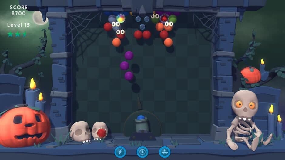 Скриншот 2 из Halloween Bubble Shooter