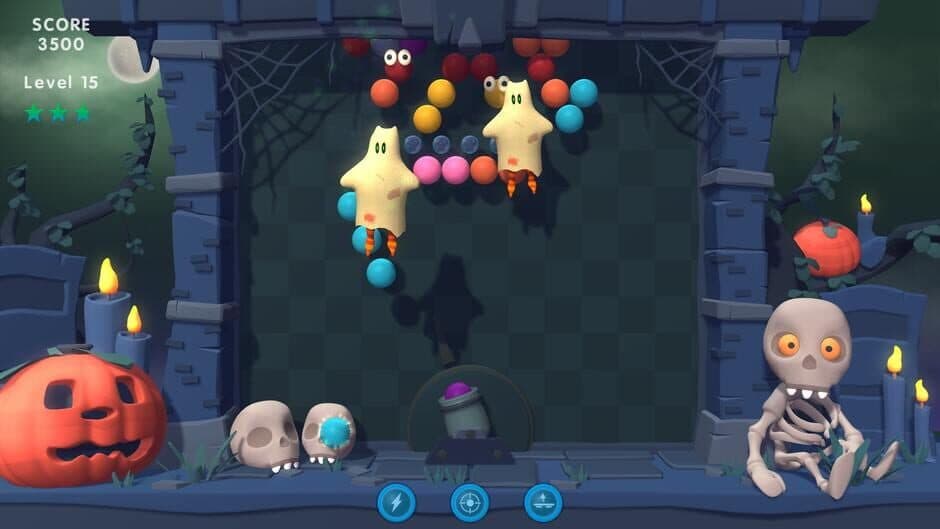 Скриншот 3 из Halloween Bubble Shooter