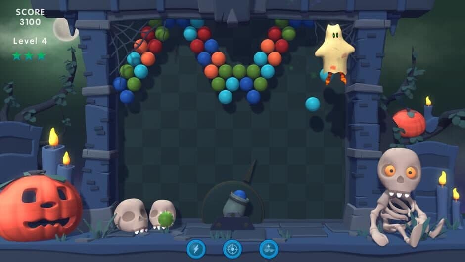 Скриншот 4 из Halloween Bubble Shooter