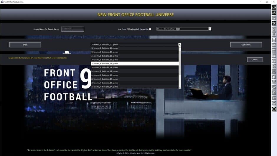 Скриншот 10 из Front Office Football Nine