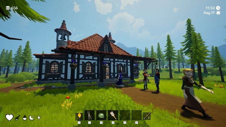 Скриншот 1 из Cozy Keep: Farm, Craft, Manage