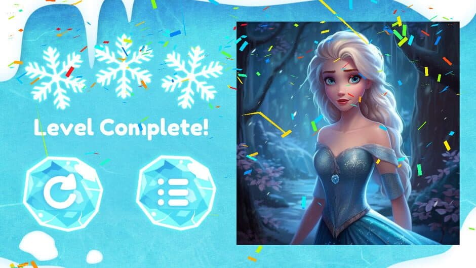 Скриншот 4 из Jigsaw Ice Princess