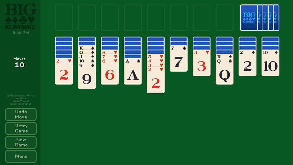 Скриншот 4 из Big Klondike: Spider Solitaire
