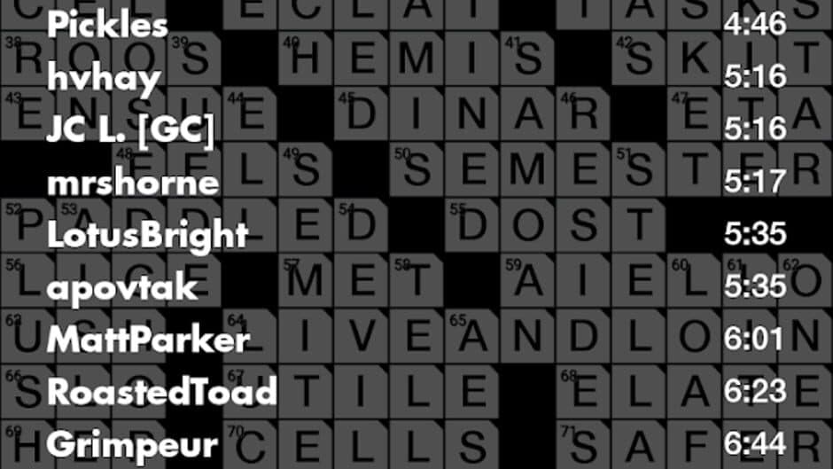 Скриншот 1 из Crosswords