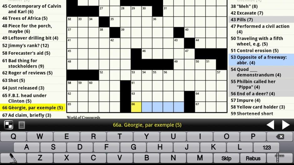 Скриншот 2 из Crosswords
