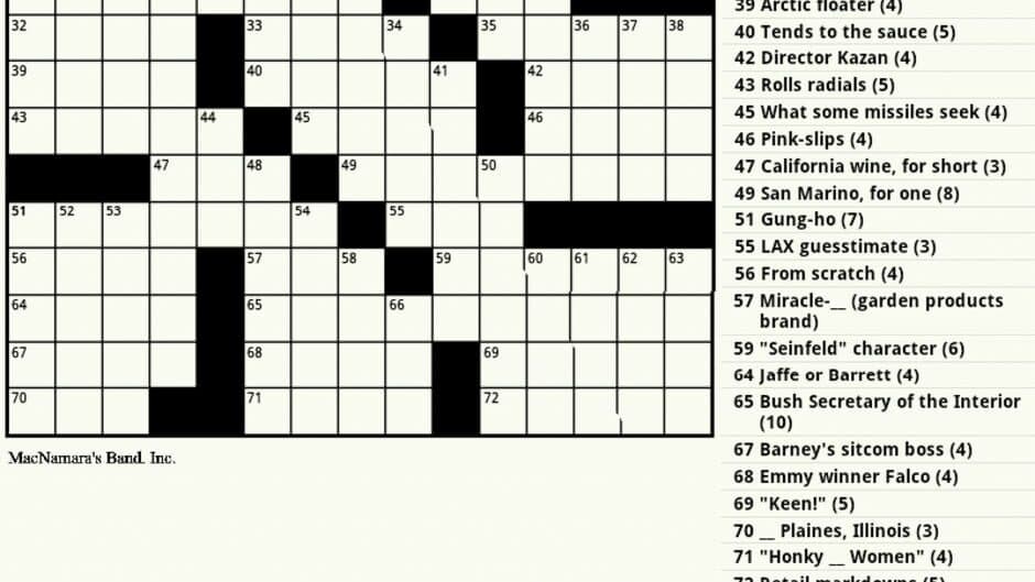 Скриншот 3 из Crosswords