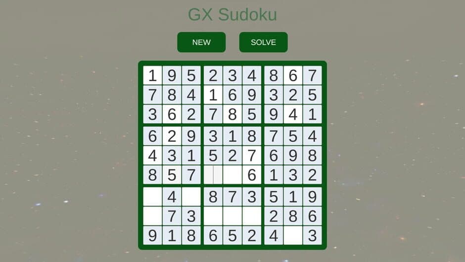 Скриншот 1 из GX Sudoku