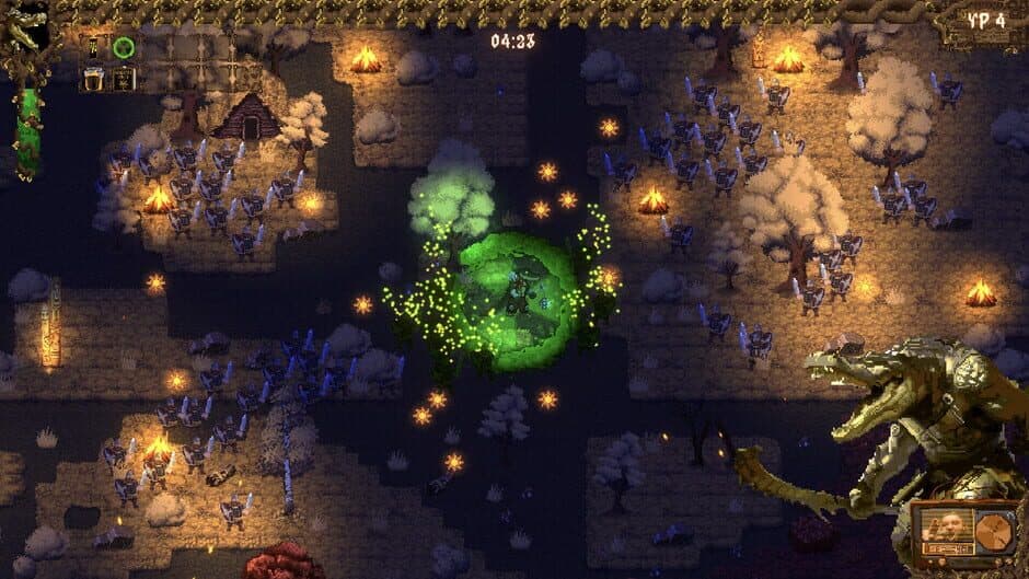 Скриншот 2 из Lizard Survivors: Battle for Hyperborea