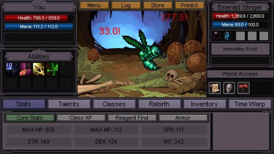 Скриншот 1 из Cycle Idle RPG