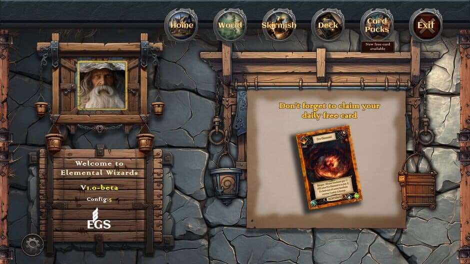 Скриншот 1 из Elemental Wizards TCG