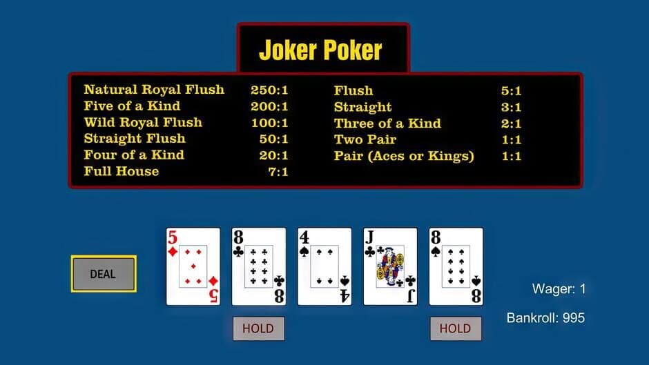 Скриншот 2 из Video Poker