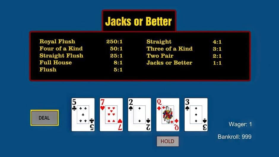 Скриншот 3 из Video Poker
