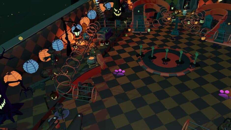 Скриншот 1 из Roxy Raccoon's Pinball Panic: Haunted Halloween