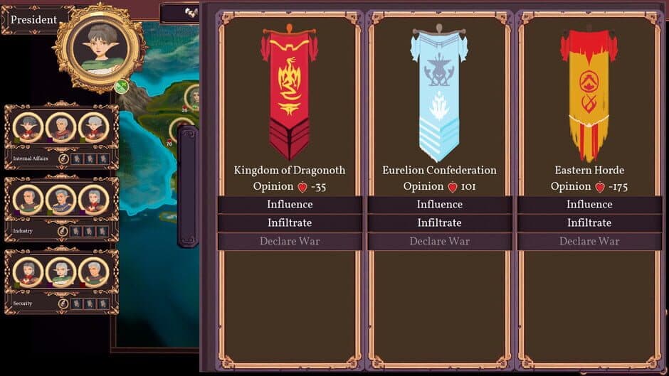 Скриншот 2 из Fantasy Senate Simulator