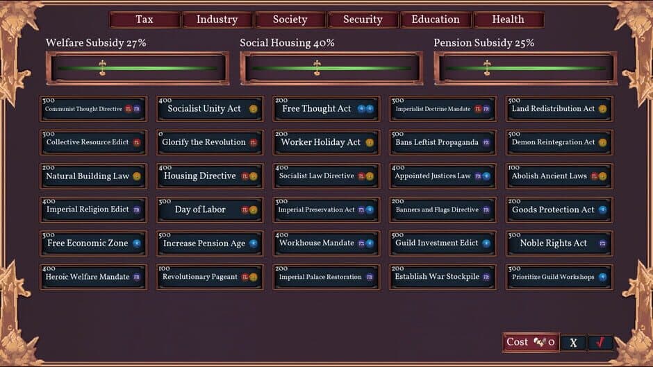 Скриншот 4 из Fantasy Senate Simulator