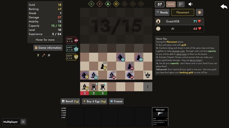 Скриншот 1 из AFK Chess