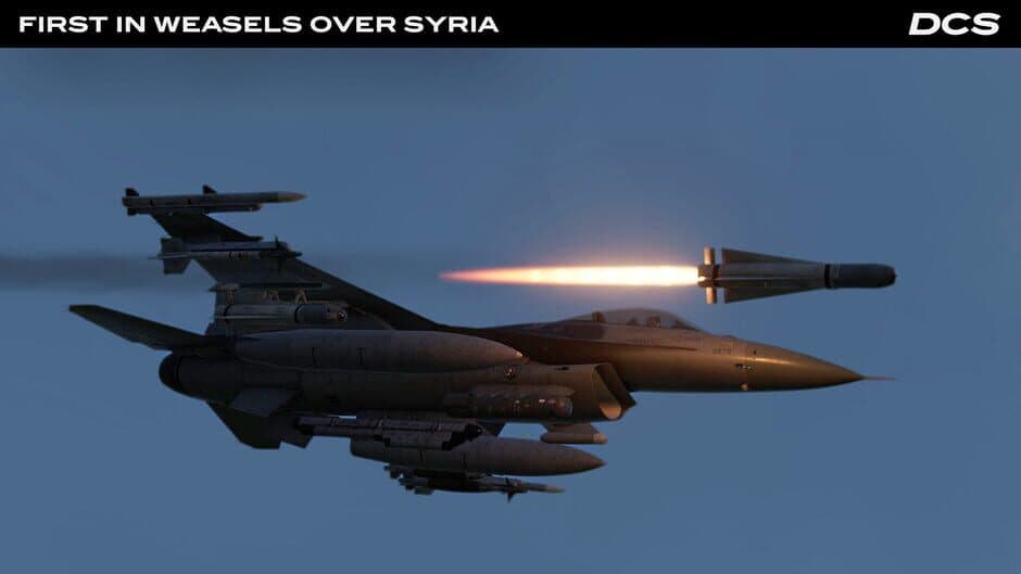 Скриншот 2 из DCS World: F-16C First in Weasels Over Syria Campaign by Ground Pounder Sims