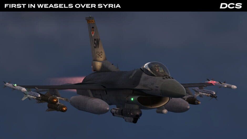 Скриншот 3 из DCS World: F-16C First in Weasels Over Syria Campaign by Ground Pounder Sims