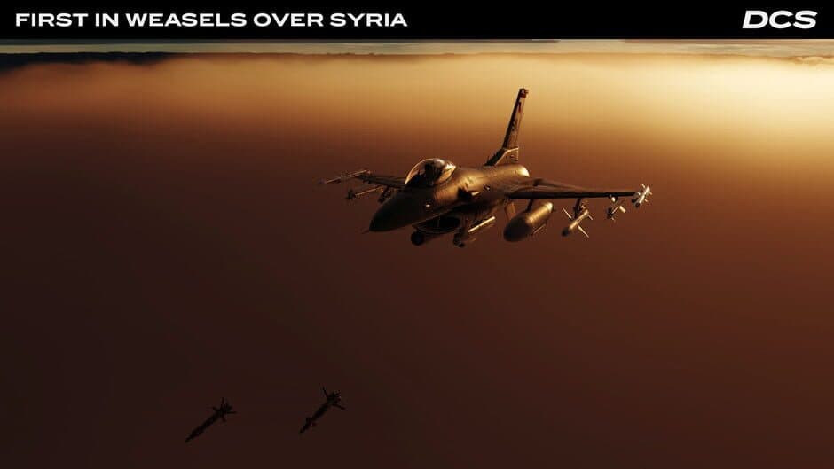 Скриншот 4 из DCS World: F-16C First in Weasels Over Syria Campaign by Ground Pounder Sims