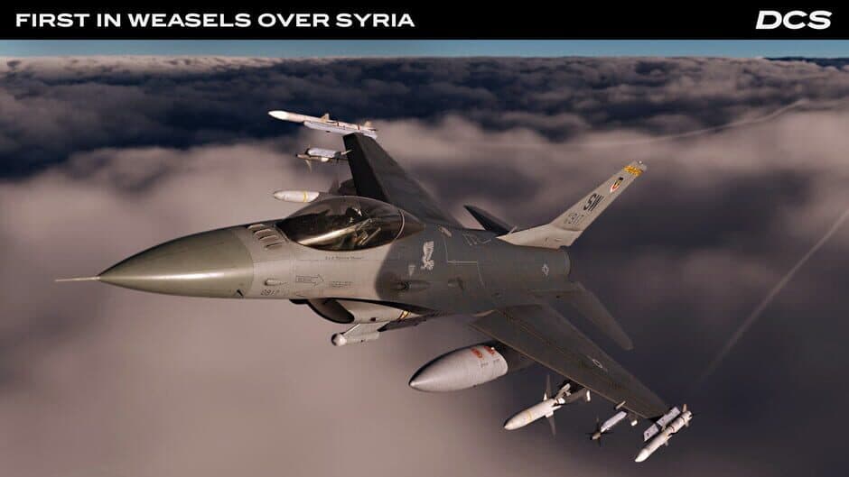 Скриншот 5 из DCS World: F-16C First in Weasels Over Syria Campaign by Ground Pounder Sims