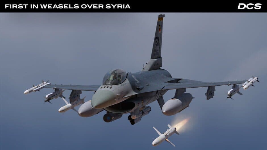 Скриншот 6 из DCS World: F-16C First in Weasels Over Syria Campaign by Ground Pounder Sims