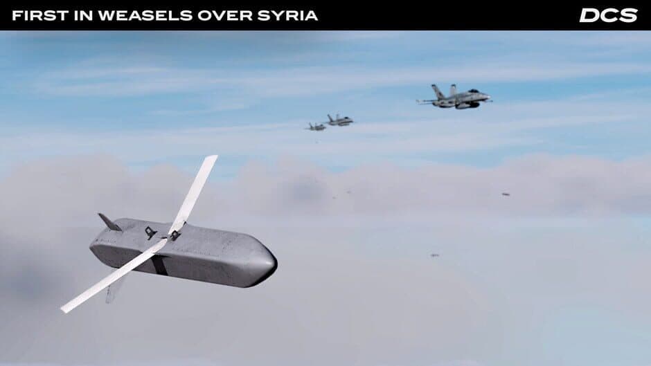 Скриншот 7 из DCS World: F-16C First in Weasels Over Syria Campaign by Ground Pounder Sims