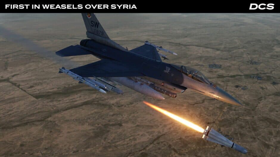 Скриншот 9 из DCS World: F-16C First in Weasels Over Syria Campaign by Ground Pounder Sims