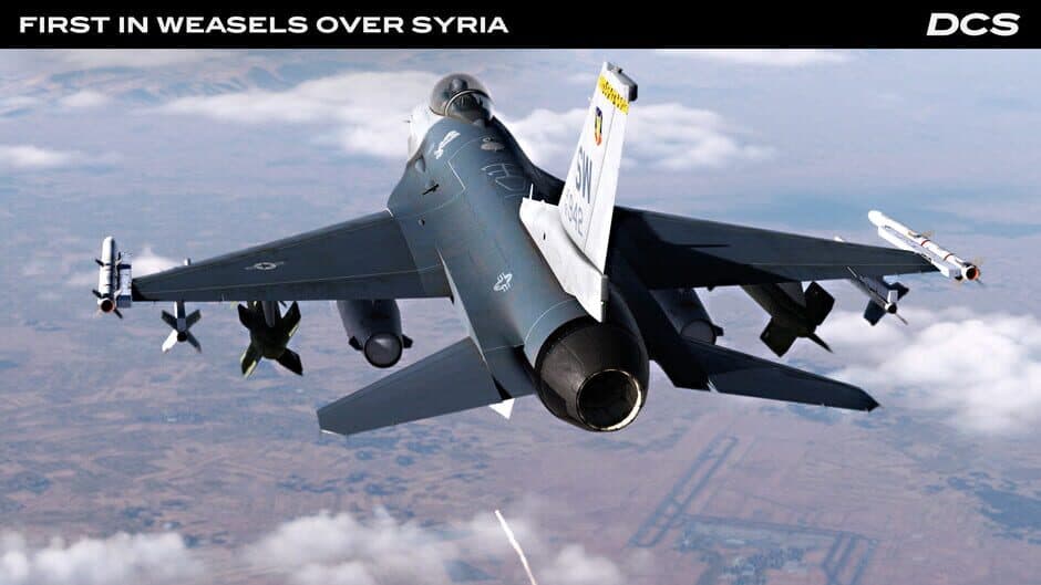 Скриншот 11 из DCS World: F-16C First in Weasels Over Syria Campaign by Ground Pounder Sims