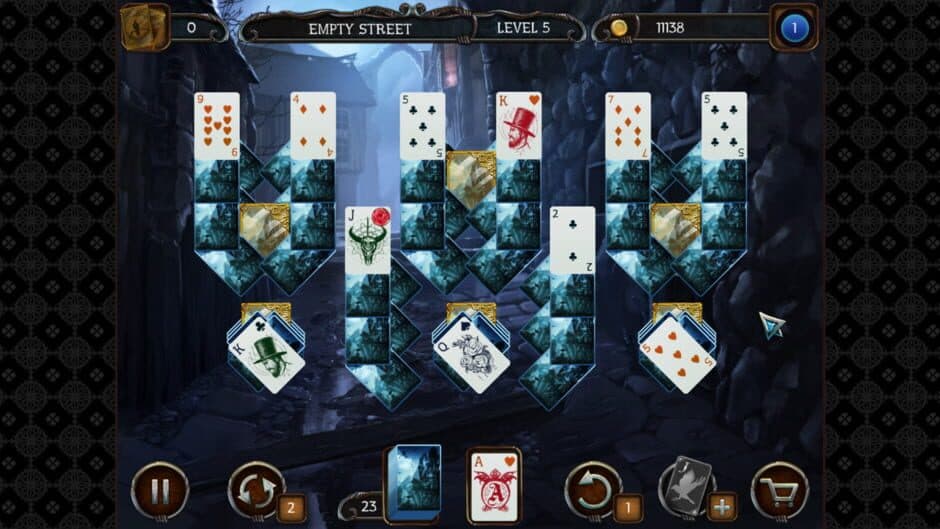 Скриншот 2 из Mystery Solitaire: The Black Raven
