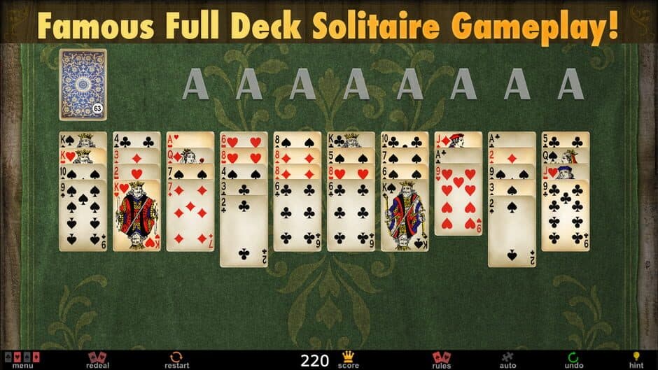 Скриншот 3 из Full Deck Solitaire